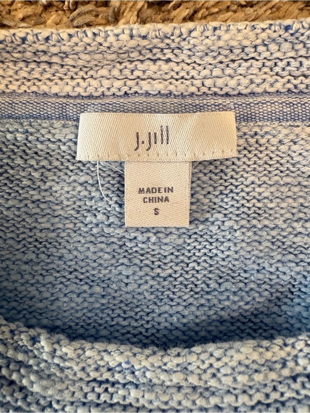 J.Jill Powder Blue Sweater, small